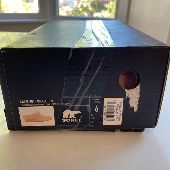 Sorel Go Coffee Run Slipper Peach Blossom - 6 - Picture 9 of 9